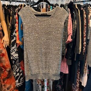 Emcee Silver Sequin Tunic